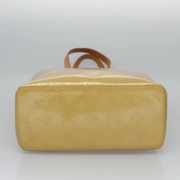 LOUIS VUITTON Monogram Vernis Reade MM Hand Bag Beige M91141 LV Auth sw134 - Picture 6 of 15